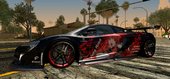 Vera Rose [Punishing: Gray Raven] Livery for Mc'Laren 650S Liberty Walk [Return Team]