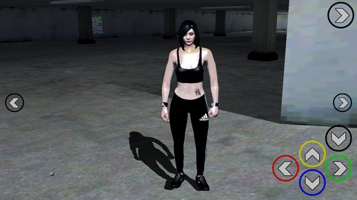GTA Online Skin Ramdon Female Asian Energy Up Sport Gym for mobile