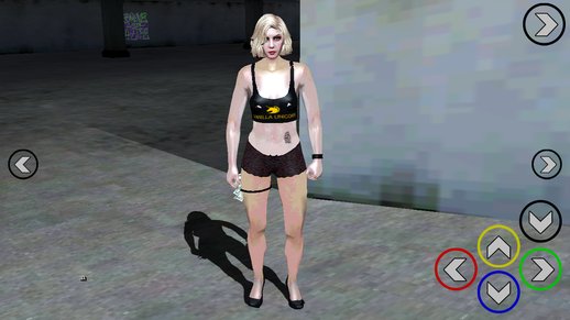 GTA Online Skin Ramdon Female Rubia Stripper Lite Vanilla Unicorn for mobile