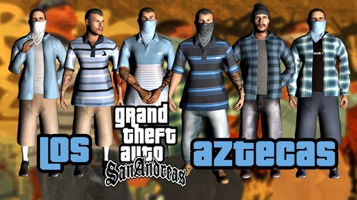 LOS AZTECAS de GTA5 para GTA SA