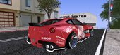 Lucifer [Helltaker] Livery for Ferrari F12 Berlinetta Liberty Walk [Return Team] for Mobile