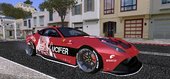 Lucifer [Helltaker] Livery for Ferrari F12 Berlinetta Liberty Walk [Return Team] for Mobile