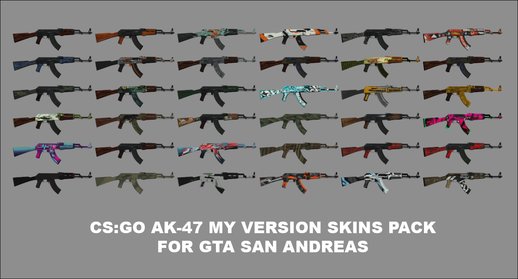 CS:GO AK-47 (My Version) Skins Pack