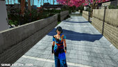 DOA6 Tamaki Teal & blue Aikido Kimono