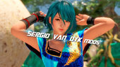 DOA6 Tamaki Teal & blue Aikido Kimono