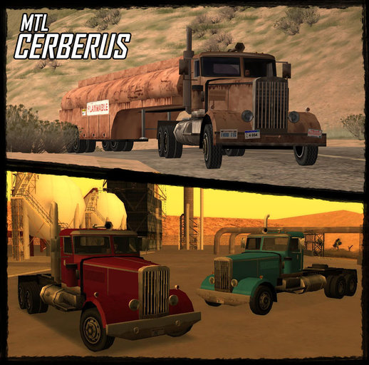 MTL Cerberus semi truck [SA Style/Lowpoly]
