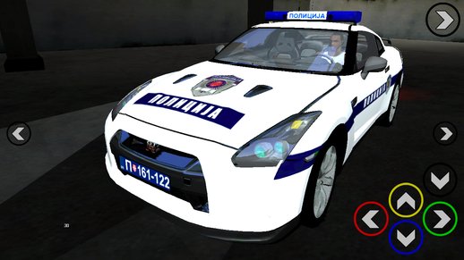 Nissan GTR Policija for mobile