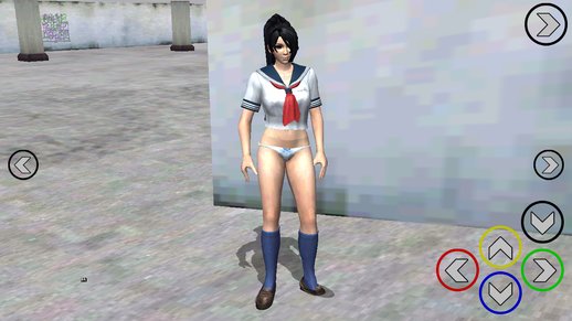 Momiji from DOA in lingerie (Summer School Uniform Suit) for mobile