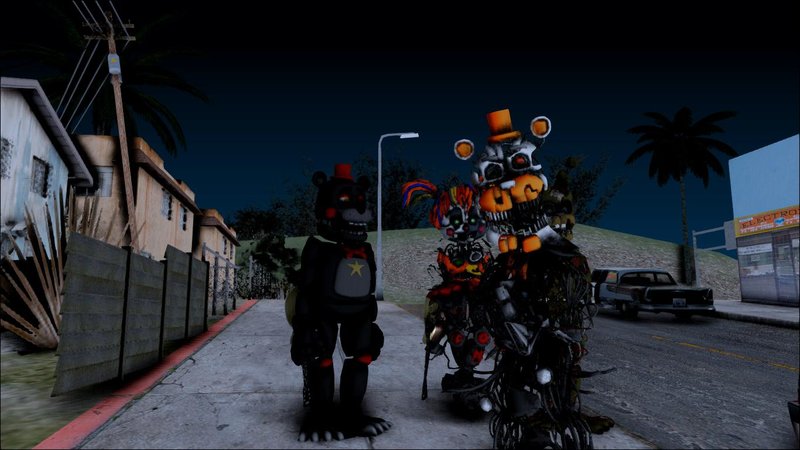 GTA San Andreas Freddy Fazbear Pizzeria Simulator: Salvage Skin