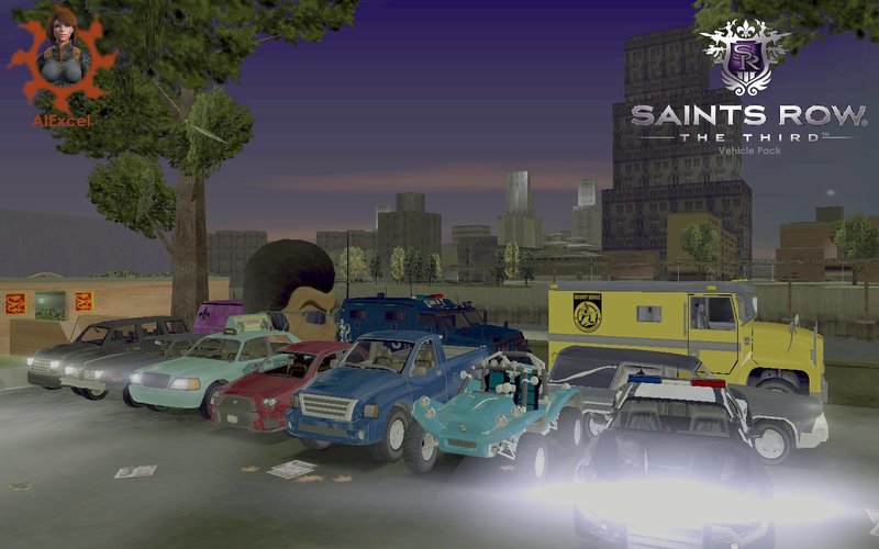 saint row 3 vehicles list