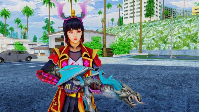 Ak47 Devil Dragon - Garena Free Fire for GTA San Andreas