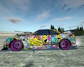 Nissan Skyline GTR Sticker Bomb