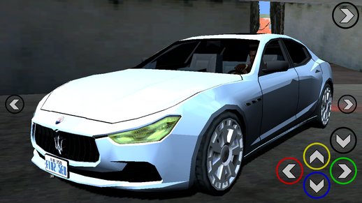 2014 Maserati Ghibli S Q4 (M157) Low Poly for mobile