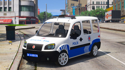 Doblo Multi Jet 2008 Turkish Police [ELS] v2