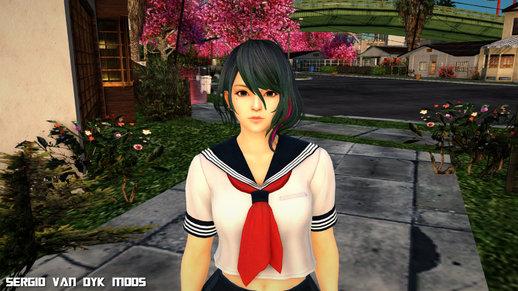 DOAXVV Tamaki - Sailor Uniform With Smartphone
