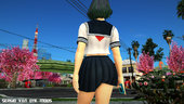 DOAXVV Tamaki - Sailor Uniform With Smartphone