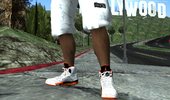 Air Jordan 5 Retro Black and White Franklin 2.0 Lil'Club
