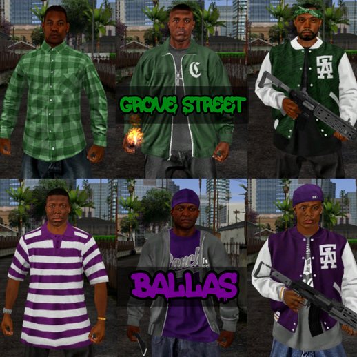 Grove Street And Ballas From GTA 5 for Mobile