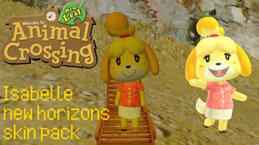 Isabelle Skin Pack Animal Crossing New Horizons