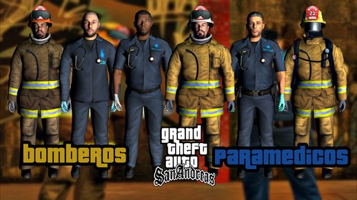 Bomberos Y Paramedicos from GTA V for SA