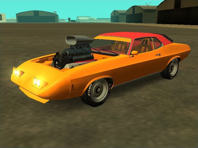 GTA San Andreas GTA V Bravado Gauntlet Classic Custom [VehFuncs] Mod 