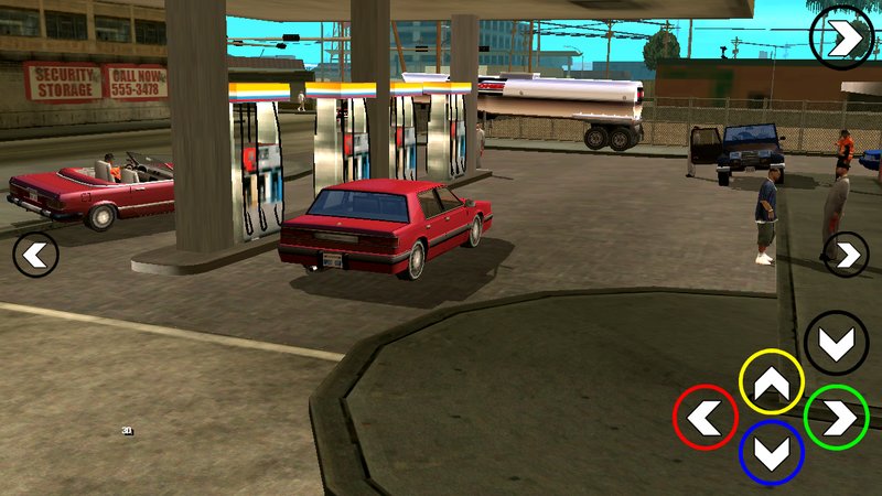 Download Busy gas station in Los Santos V 2.0 for GTA San Andreas