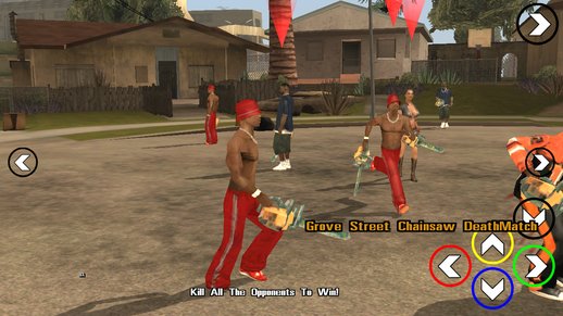 Grove Street Chainsaw DeathMatch v1.00 for mobile