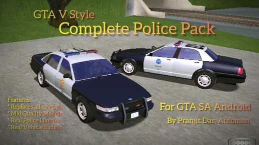 GTA V Style Complete Police Pack for Android