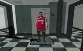 GTA Online Skin Ramdon N23 Male Miami Heat Lebron James jersey