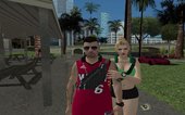 GTA Online Skin Ramdon N23 Male Miami Heat Lebron James jersey