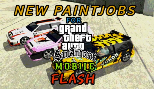 New Paintjobs for GTA SA Flash for Mobile