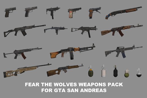 Fear the Wolves Weapons Pack