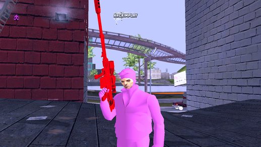 Pink Claude For GTA 3 Mobile