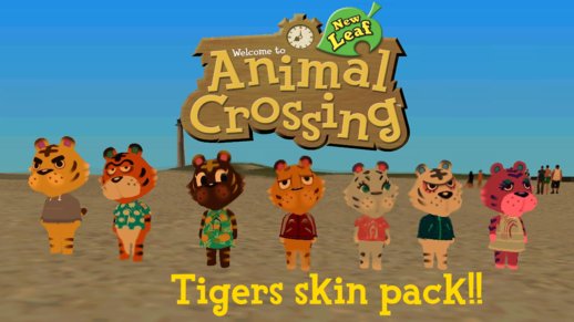 Tigers Skin Pack Animal Crossing