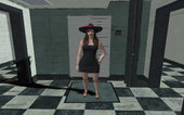 GTA Online Skin Ramdon Female Allian Dress Witch Hat Halloween