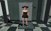 DOA Tina Armstrong Fashion Petit Dress Witch Hat Halloween
