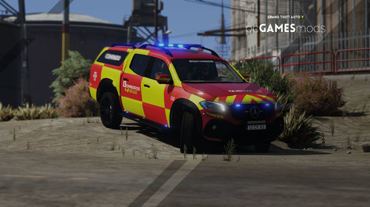 Portuguese Fire Department Volunteers - Mercedes-Benz X-Class x250d [ Add-On | Reflective | ELS ]