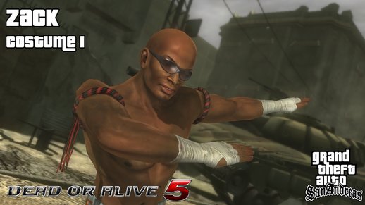 Dead Or Alive 5 - Zack (Costume 1)