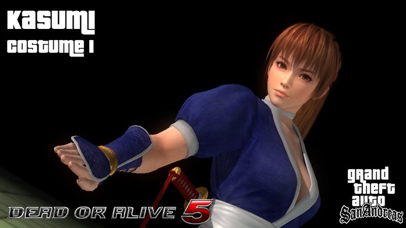 Grand Theft Auto: San Andreas Kasumi from Dead or Alive Mod