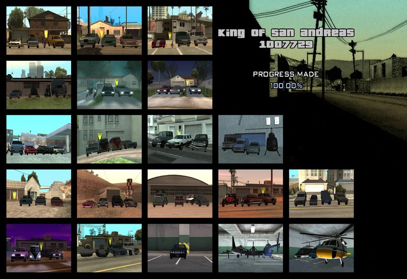 Download 100% save for GTA SA Android - King of San Andreas for