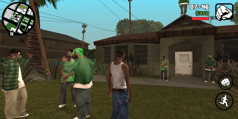 GTA San Andreas Busy Grove Street Mods for Mobile Mod - GTAinside.com