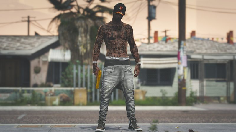 GTA 5 Player Mods - Tattoo 