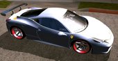 Ferrari 458 Italia for mobile