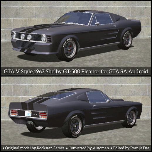 GTA V Style 1967 Shelby GT-500 Eleanor for Android