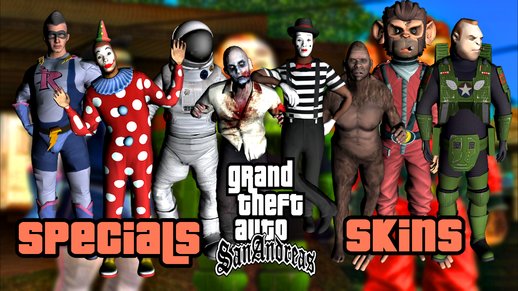 New Specials Skins from GTA 5 for SA