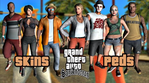 New SKINPEDS from GTA5 for SA