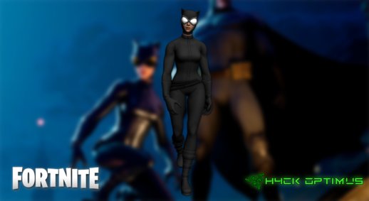 Fortnite Catwoman Comic Book Outfit SET