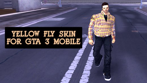 Yellow Fly skin For Mobile