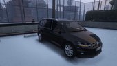 VW Touran 2016 | Unmarked Danish police | ELS ready