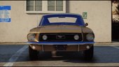 1968 Ford Mustang GT 390 Fastback [Add-On | Extras | Tuning | LODs | Template]